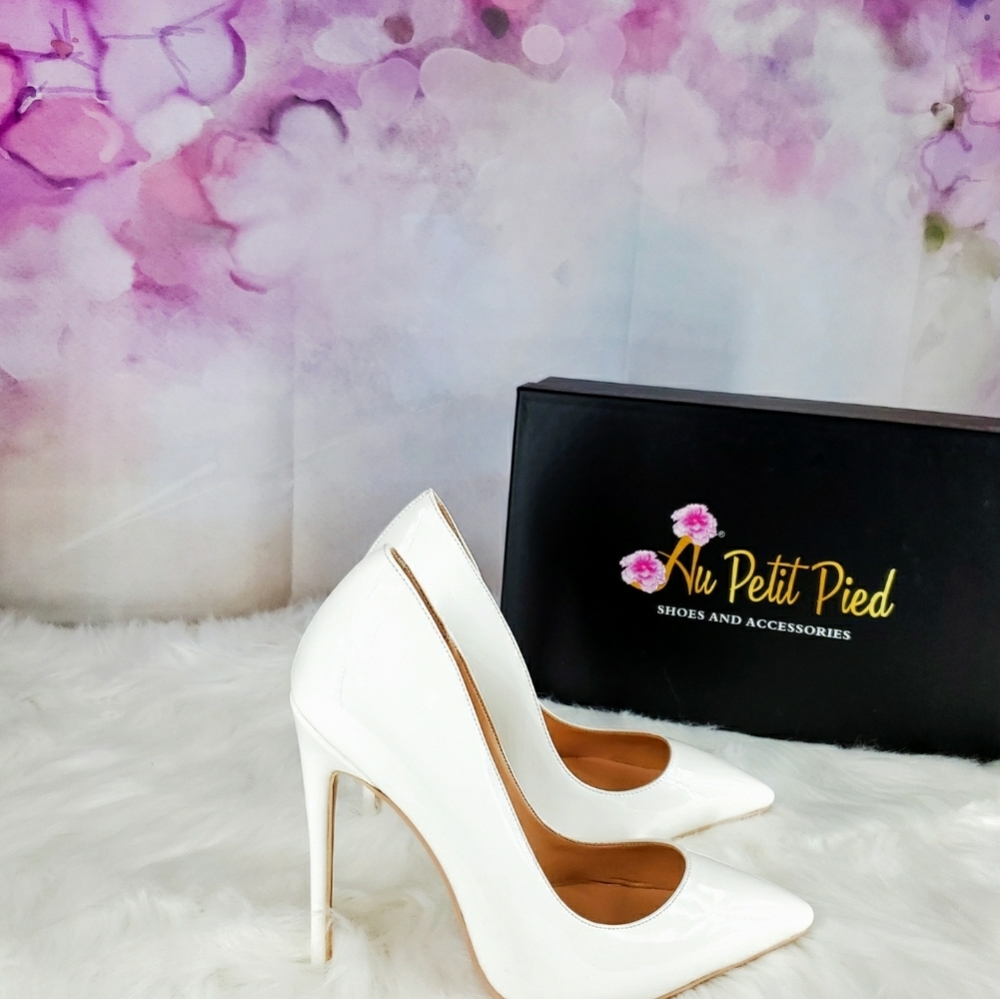 White Patent heels